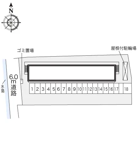 ★手数料０円★奈良市法華寺町　月極駐車場（LP）